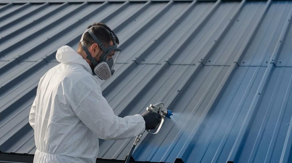 Applicazione poliurea su copertura