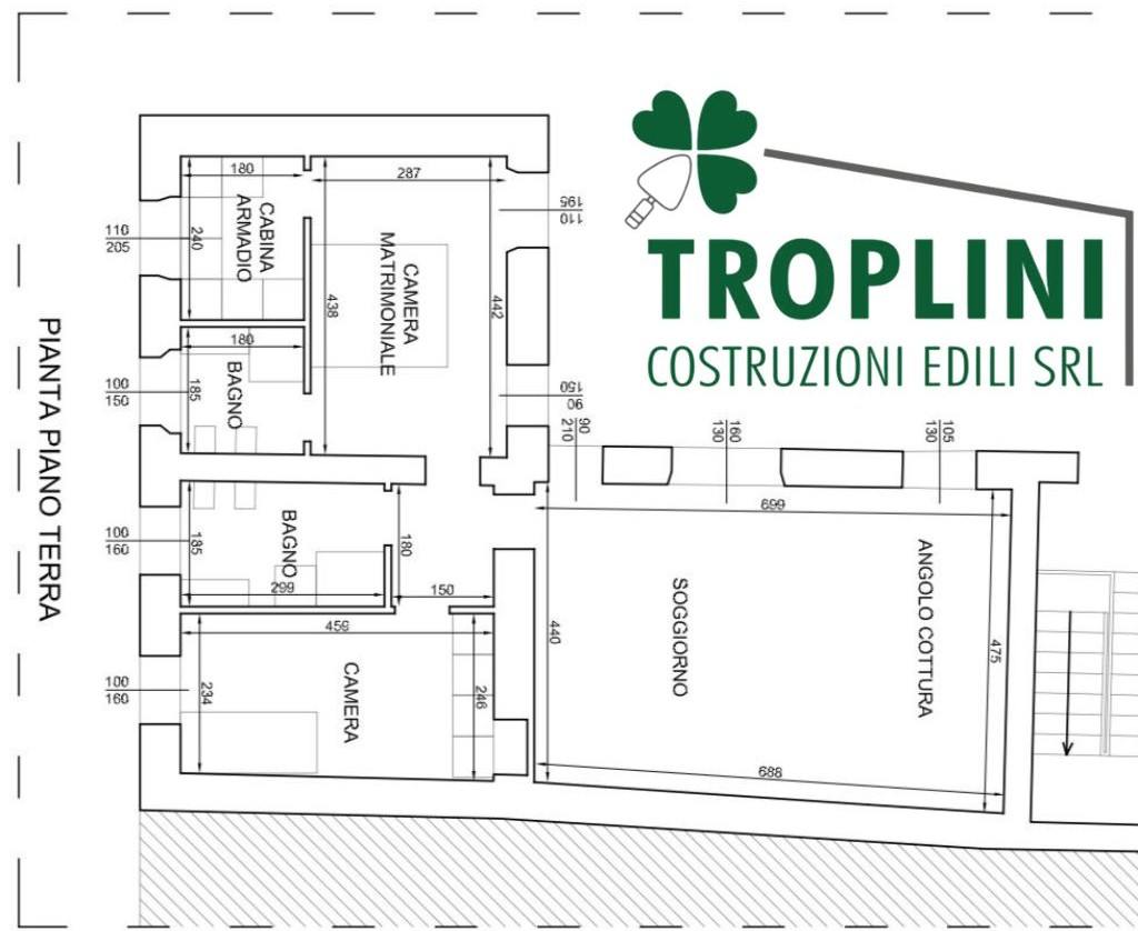 Planimetria dell’Unità 01, Residenza Cerro Maggiore