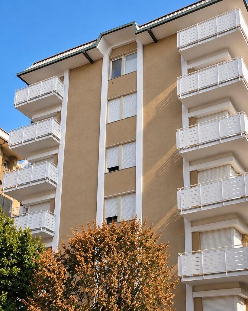 Facciata a lavori finiti, Busto Arsizio (VA)